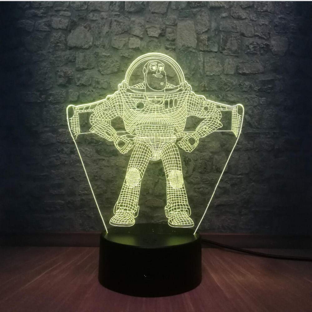 Amazon.co.jp : かわいいトイストーリーバズライトイヤー3DLEDランプ7